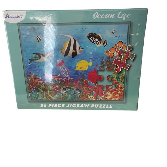 Assistex Games Assistex Ocean Life 36 Piece Jigsaw Puzzle For